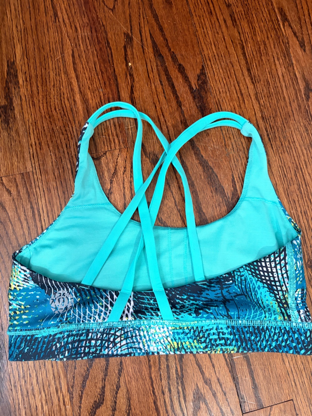 lululemon athletica Teal Strappy Sports Bra